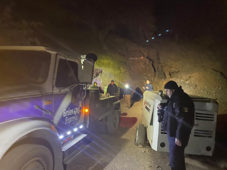 Asesta SSPE duro golpe a mineros clandestinos en Santa Bárbara