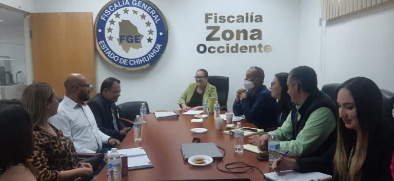 Se reúne la Fiscal Occidente con miembros de Justicia Cívica