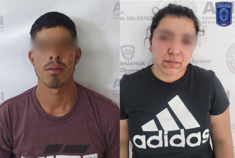 Aprehenden a pareja por homicidio y violencia familiar