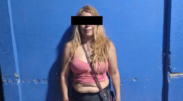 Detienen a mujer por agredir a su ex pareja