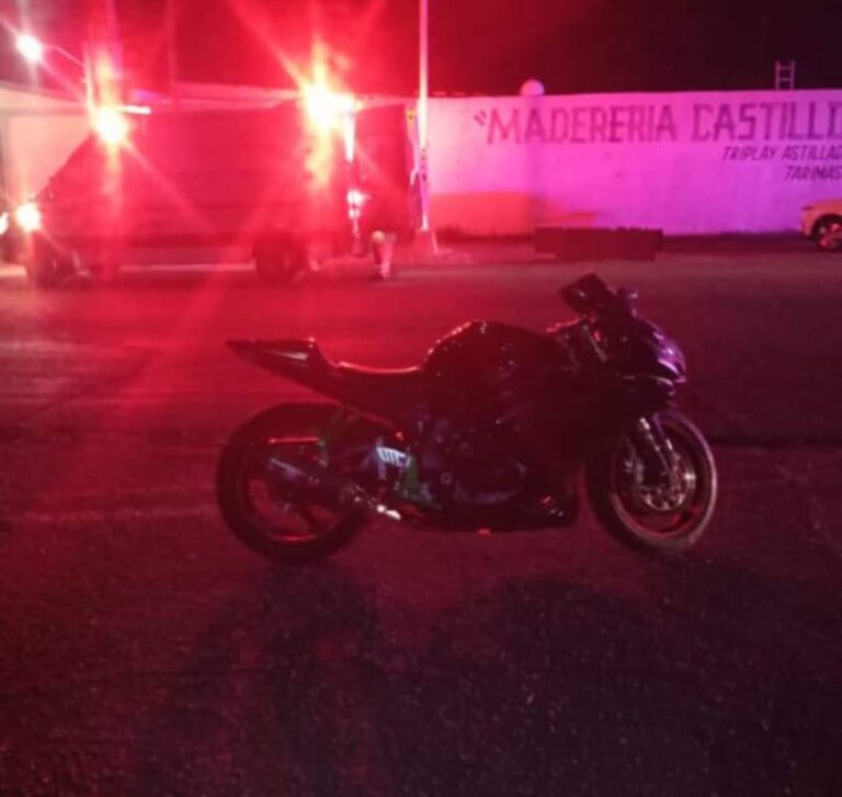 En Anáhuac muere mujer luego de caer de una motocicleta
