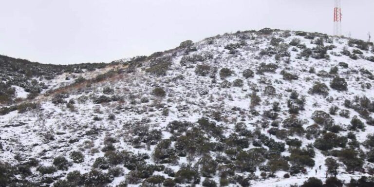 Prevén heladas y temperaturas bajo cero para la zona serrana durante el fin de semana