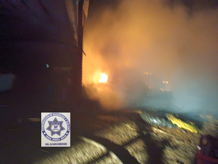 Reportan incendio en Rancho Guadalupe; presumen fue provocado