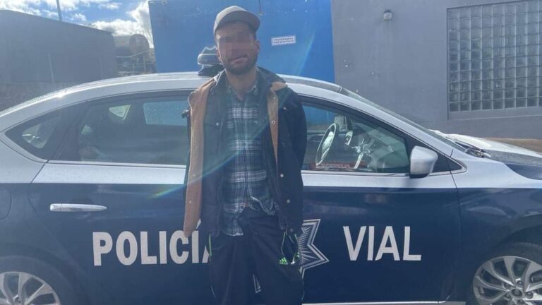 Sujeto agresivo amenazaba a automovilistas con tijeras de podar