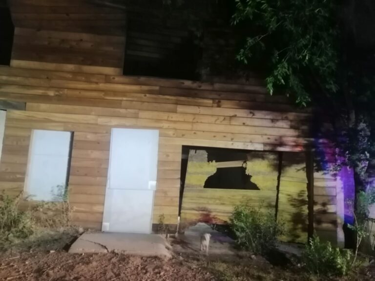 Se registró incendio de casa habitación en Santa María