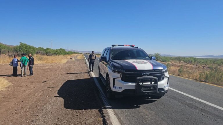 Brinda SSPE apoyo ciudadano tras incendio vehicular en carretera Juárez–Chihuahua*