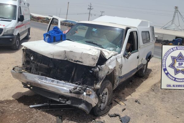 Choque vehicular deja una persona lesionada en el Corredor Comercial