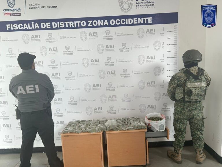 Aseguran mochila con 120 envoltorios de m4rigua en brecha del Ejido 6 de Enero