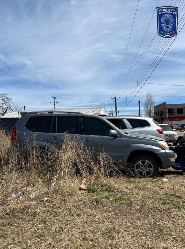 Asegura AEI en Madera dos vehículos, uno robado en Aguascalientes